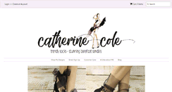Desktop Screenshot of catherinecole.com